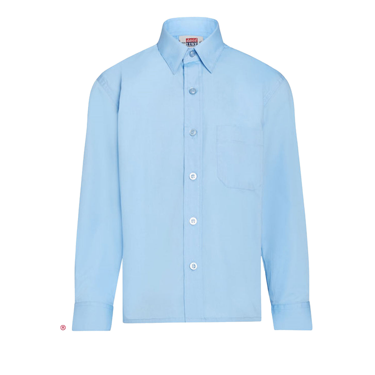 Boys Long Sleeve Shirt (Twin Pack): Blue