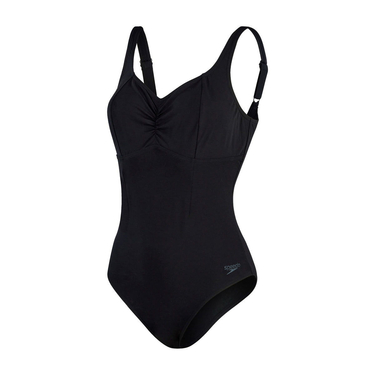 Speedo Women's AquaNite Shaping Swimsuit: Black- 38