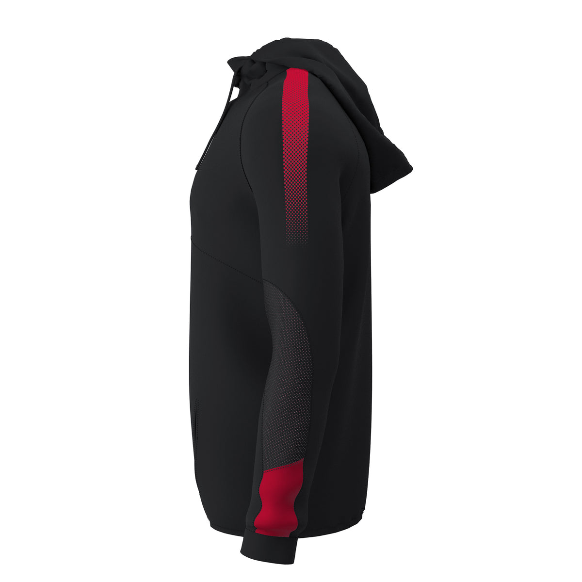 Yateley HC Junior Hoodie: Black/Red