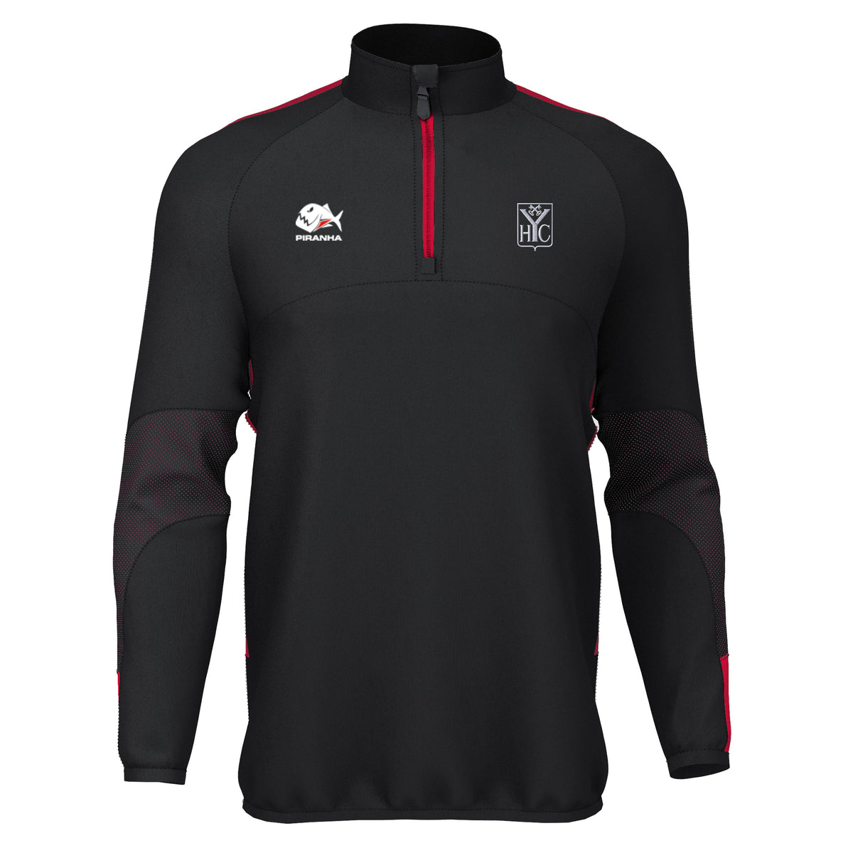 Yateley HC Junior Mid Layer: Black/Red