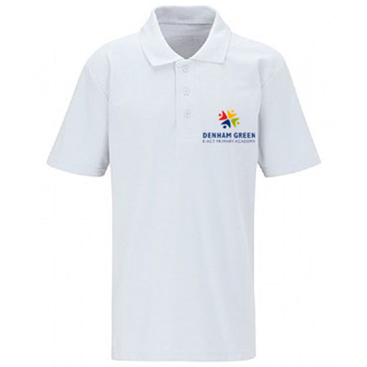 Denham Green School Polo White